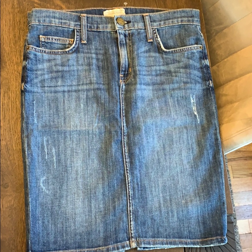 Current/Elliott denim skirt size 28